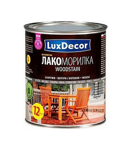 Морилка лаковая LuxDecor Светлый дуб, 0,75л 438x503 в Материке