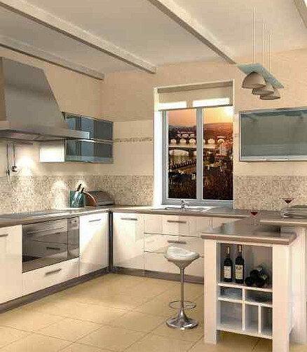 Плитка Beryoza Ceramica РАМИНА 25х50см 1,375м2 цвет беж 438x503 в Материке