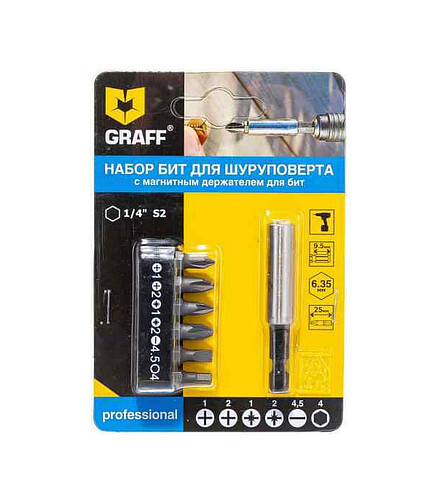 Набор бит GRAFF 7пр. 438x503 в Материке