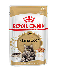 Корм для кошек Мэйн Кунов с 15мес. кусочки в соусе Maine Coon (85г) Royal Canin