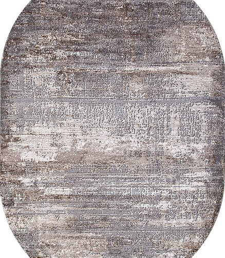 Ковер ARMINA 04050C Grey/Brown 80*150, овал 438x503 в Материке