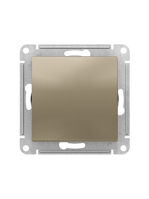 Выключатель SE ATLAS Design ATN000511 1кл. шампань 238x286 в Материке