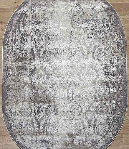Ковер ARMINA 03801A Grey/Brown 200*290, овал 438x503 в Материке