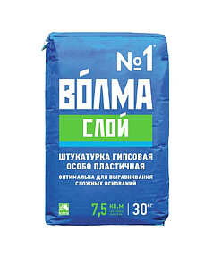 Штукатурка Волма-слой гипсовая 30кг 238x286 в Материке