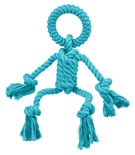 Игрушка для собак TRIXIE "Фигурка из веревок" с пищалкой, каучук+верев.(20*39см) 438x503 в Материке - Вариант 3