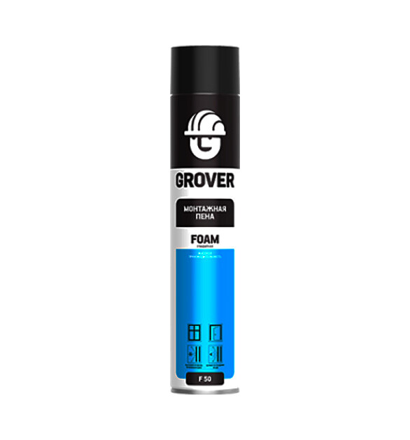 Пена монтажная Grover F50, 750мл 586x674 Пена монтажная Grover F50, 750мл 586x674 в Материке