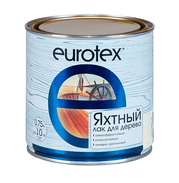 Лак Eurotex яхтный глянцевый, 0,75л 586x674 Лак Eurotex яхтный глянцевый, 0,75л 586x674 в Материке