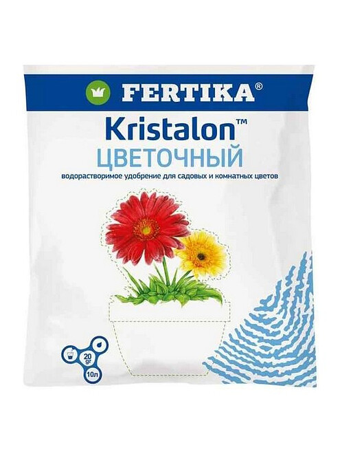 Удобрение FERTIKA Кристалон цветочный, минеральное (20г) 495x660 Удобрение FERTIKA Кристалон цветочный, минеральное (20г) 495x660 в Материке