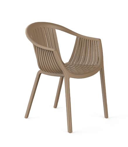 Стул ESCALATE (53x54x75см) пластик капучино PP0004C4 438x503 в Материке