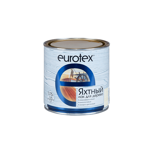 Лак яхтный EUROTEX Рогнеда глянц. 0,75л 620x620 в Материке