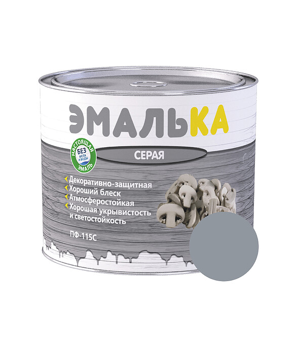 Эмаль ПФ-115С ЭМАЛЬКА серая, 1,9кг 586x674 Эмаль ПФ-115С ЭМАЛЬКА серая, 1,9кг 586x674 в Материке