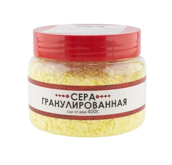 Сера гранулированная (400г) 586x674 Сера гранулированная (400г) 586x674 в Материке