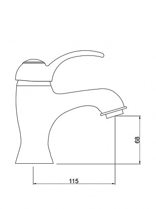 Смеситель PROVANCE 6536586С (для умывальника), хром 238x286 в Материке - Вариант 2