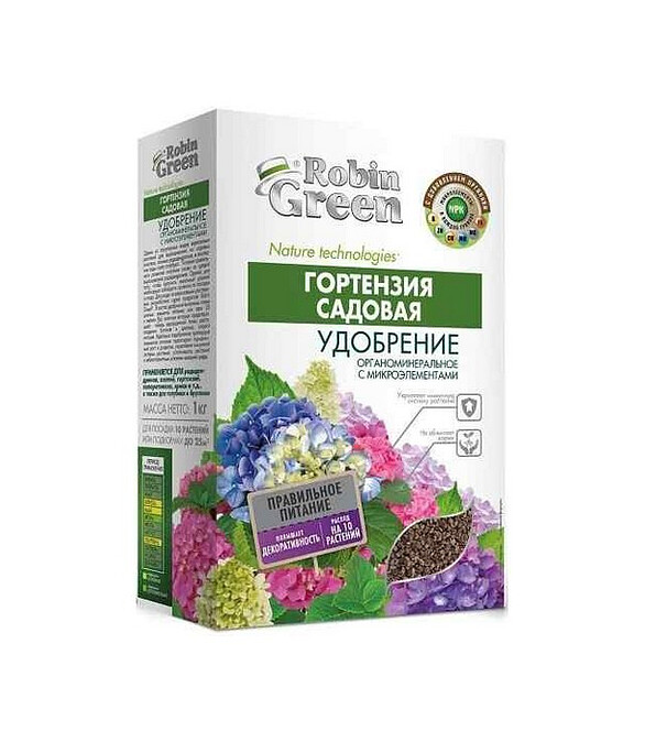 Удобрение для гортензии Robin Green органоминеральное с микроэлементами (1кг) 586x674 Удобрение для гортензии Robin Green органоминеральное с микроэлементами (1кг) 586x674 в Материке