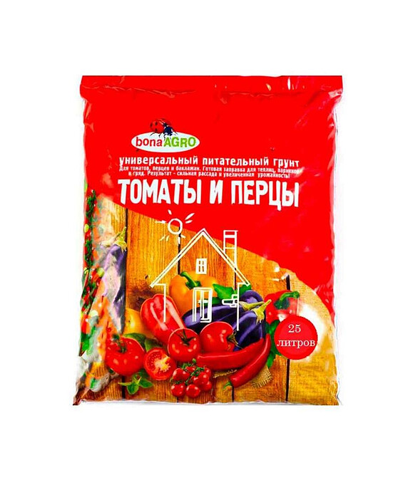 Грунт bonaAGRO для томатов и перцев (25л) 586x674 Грунт bonaAGRO для томатов и перцев (25л) 586x674 в Материке
