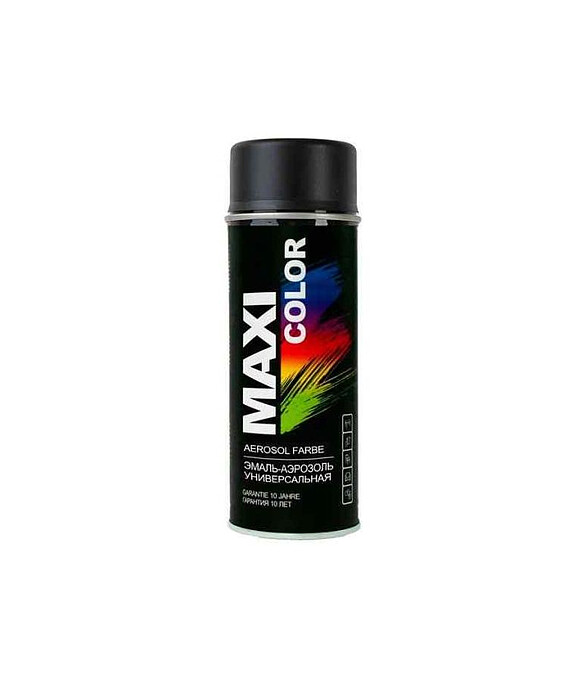 Эмаль аэроз. MAXI COLOR чёрная матовая, 400мл 586x674 Эмаль аэроз. MAXI COLOR чёрная матовая, 400мл 586x674 в Материке