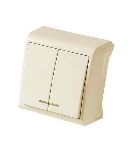 Выключатель Viko VERA 90681250 2кл. подсв. крем 438x503 в Материке