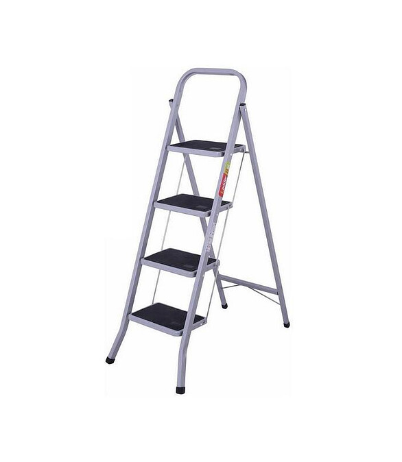 Лестница-стремянка LadderBel стальн. 4-ступ. с прорезин.ступенями 586x674 Лестница-стремянка LadderBel стальн. 4-ступ. с прорезин.ступенями 586x674 в Материке