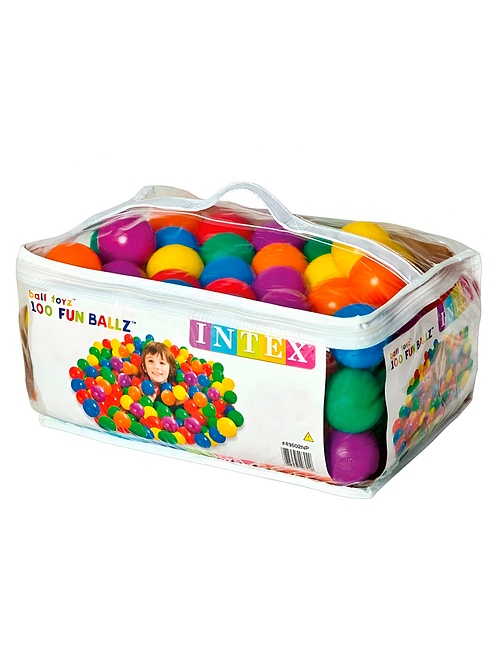 Шарики д/сухого бассейна INTEX (6,5см) арт.49602NP 100шт/уп 495x660 Шарики д/сухого бассейна INTEX (6,5см) арт.49602NP 100шт/уп 495x660 в Материке