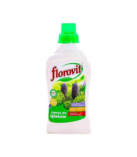 Удобрение FLOROVIT для Хвойных растений, жидкое (1кг) 438x503 в Материке