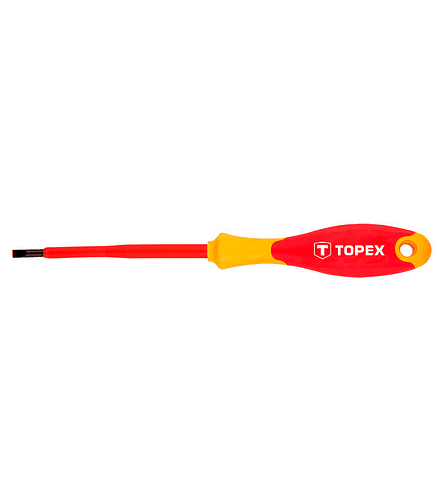 Отвертка диэлектр. TOPEX SL4х100мм 438x503 в Материке