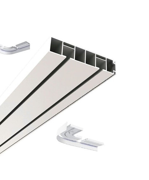 Карниз потол. TOP SYSTEM-SET B 2р 300см 495x660 Карниз потол. TOP SYSTEM-SET B 2р 300см 495x660 в Материке