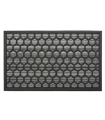 Коврик придверный PORTO PLUS combs grey 45*75 438x503 в Материке
