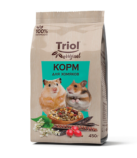 Корм для хомяков Triol Original (450г) 438x503 в Материке