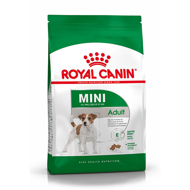 Корм для взрослых собак мелк. пород Мini Adult (0,8кг) Royal Canin