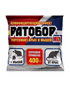 Средство Приманка зерновая РАТОБОР MIX, родентицид (400г)