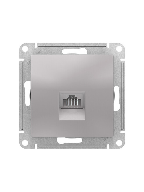 Розетка комп. SE ATLAS Design ATN000383 1мест. алюмин. 495x660 Розетка комп. SE ATLAS Design ATN000383 1мест. алюмин. 495x660 в Материке