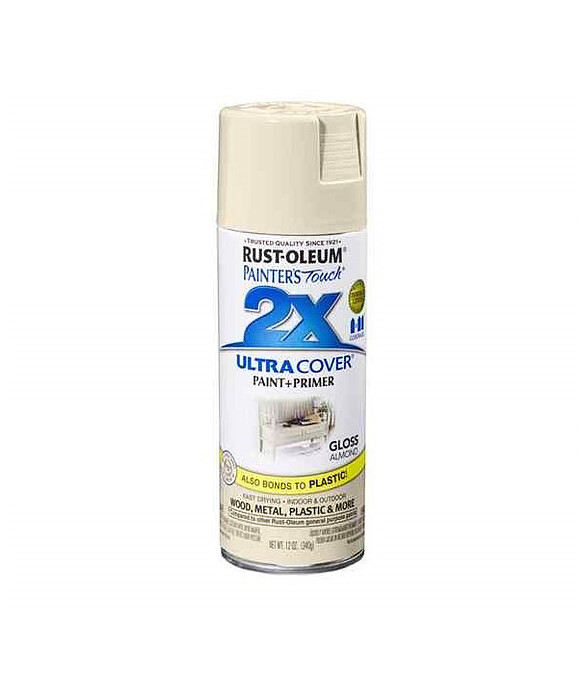 Краска RUST-OLEUM ULTRA COVER 2X аэроз. глянц. миндальный, 340г 586x674 Краска RUST-OLEUM ULTRA COVER 2X аэроз. глянц. миндальный, 340г 586x674 в Материке