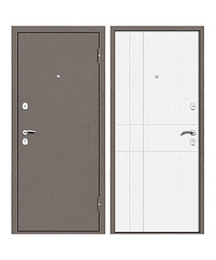 Дверь металлическая МАРС-6 (Ясень Белый)/2050х860мм/R