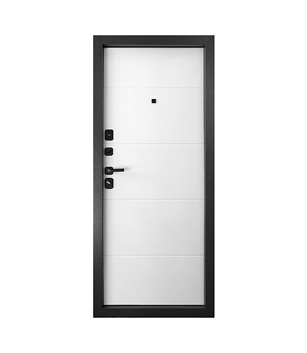 Дверь металлическая АРКТИК-М (Букле Графит/Белый)/2050х880/L 438x503 в Материке - Вариант 2
