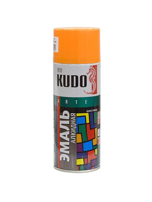Эмаль аэроз. KUDO оранжевая, 520мл 495x660 Эмаль аэроз. KUDO оранжевая, 520мл 495x660 в Материке