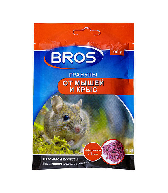 Средство Гранулы от мышей и крыс Bros, родентицид (90г) 586x674 Средство Гранулы от мышей и крыс Bros, родентицид (90г) 586x674 в Материке