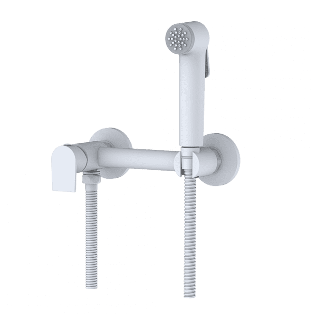 Смеситель BIDET EVO GA012202MW (для биде) м/о 150мм, матовый белый 620x620 в Материке