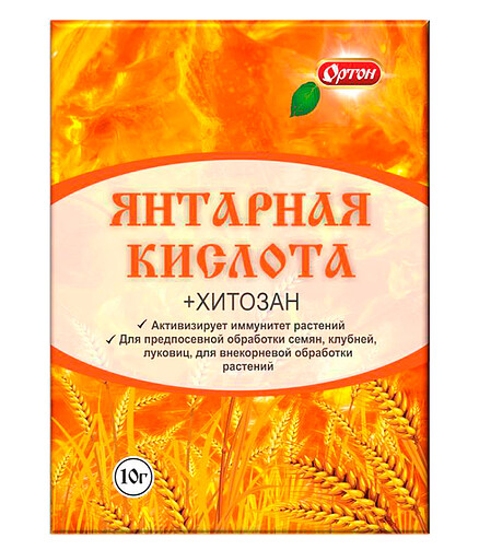 Средство Янтарная кислота Ортон (10г) 438x503 в Материке