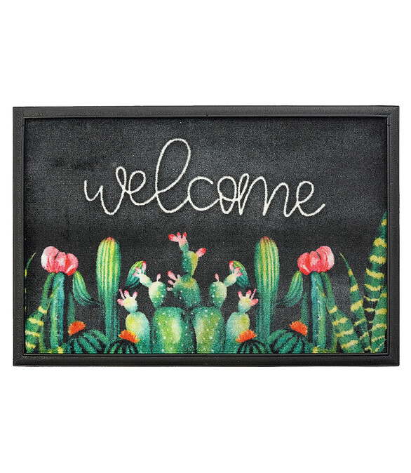 Коврик придверный PORTRAIT Welcome 40*60 586x674 в Материке