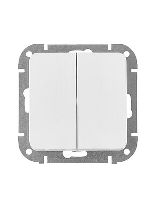 Выключатель Bylectrica ASTRUM 2кл. белый 238x286 в Материке