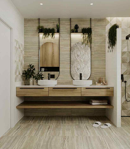 Декор Beryoza Ceramica PALISSANDRO 30х60см цвет oasis 2 438x503 в Материке