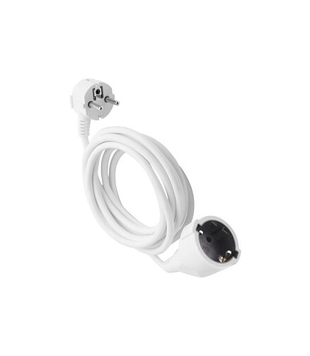 Удлинитель ELECTRALINE 01637 1роз. 5м с/з 10А 3х1 438x503 в Материке