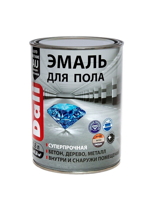 Эмаль Dali для пола RAL7032 бежевая, 0,8л 495x660 Эмаль Dali для пола RAL7032 бежевая, 0,8л 495x660 в Материке