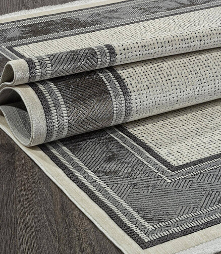 Ковер MARSEL 00070 Cream/Grey 240*340 438x503 в Материке - Вариант 2