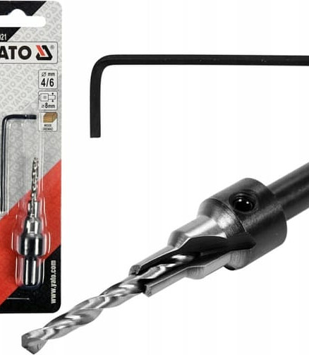 Сверло д/конфирмата YATO YT-33021 4/6мм 438x503 в Материке - Вариант 3