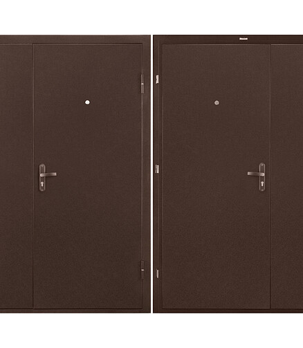 Дверь металлическая ПРОФИ-DL/2050х1250/R 438x503 в Материке