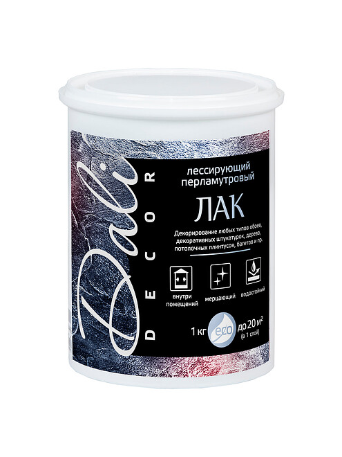 Лак Dali-Decor лессирующий перлам. 1кг 495x660 Лак Dali-Decor лессирующий перлам. 1кг 495x660 в Материке