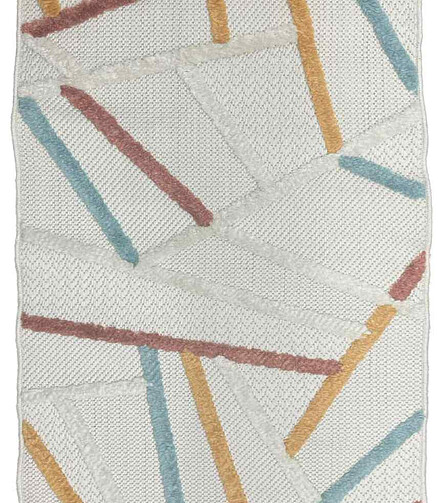 Ковер SHIBORI HB64A Cream/Yellow 120*170 438x503 в Материке