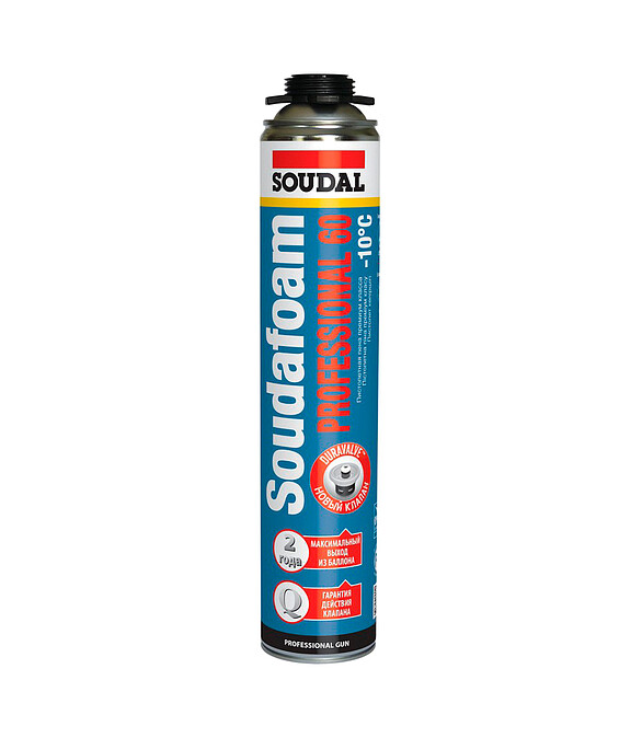 Пена монтажная SOUDAL Gun P60 профессион. Winter, 750мл 586x674 Пена монтажная SOUDAL Gun P60 профессион. Winter, 750мл 586x674 в Материке