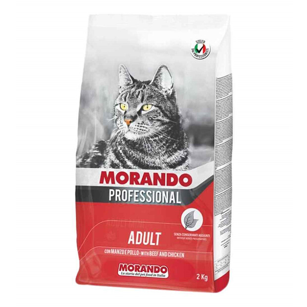 Корм для кошек Miglior gatto Professional говядина, курица (2кг)